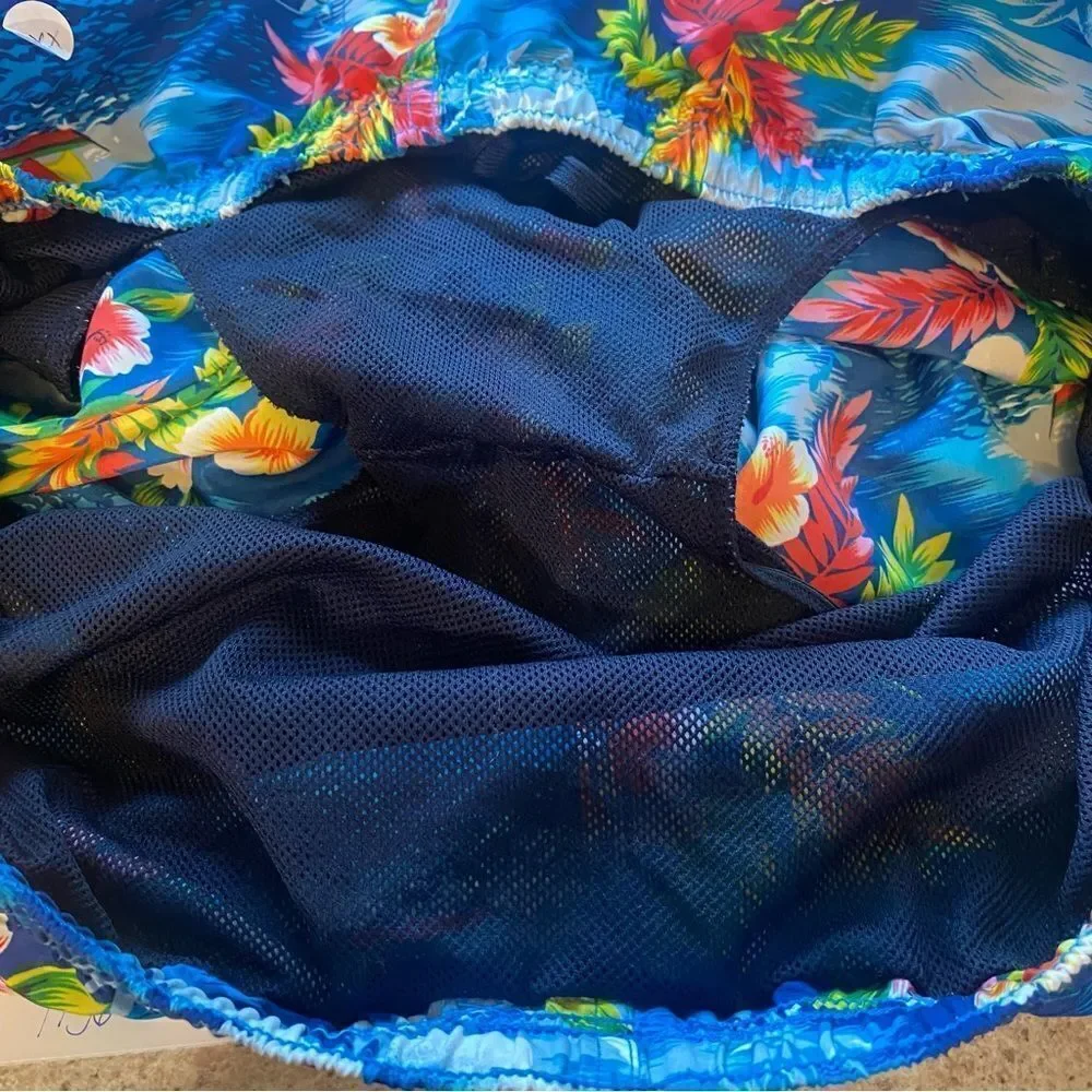 Polo Sport Ralph Lauren Floral/Tropical Theme Swim Shorts Size XXL